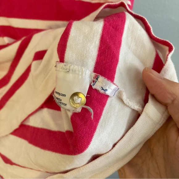 Tommy Hilfiger pink white polo shirt size L - Picture 5 of 8